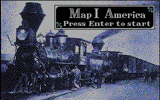 Railroad Empire DOS Map I America (CGA)