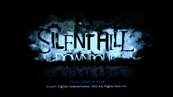 Silent Hill: Downpour PlayStation 3 Title screen