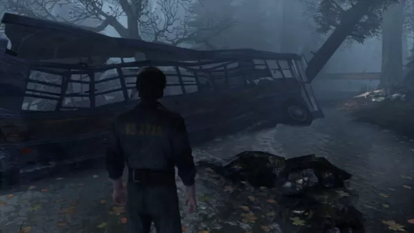Silent Hill: Downpour PlayStation 3 Welcome to Silent Hill... this bus took a beating down the ravine.