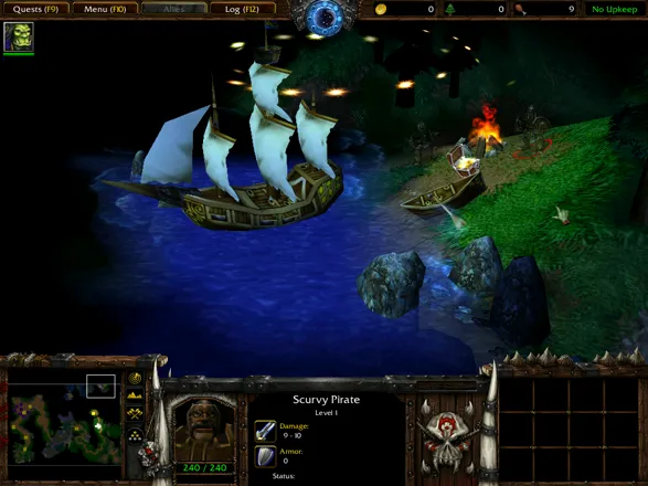 WarCraft III: Reign of Chaos (Demo Version) Windows A little Easter egg on the first tutorial map.