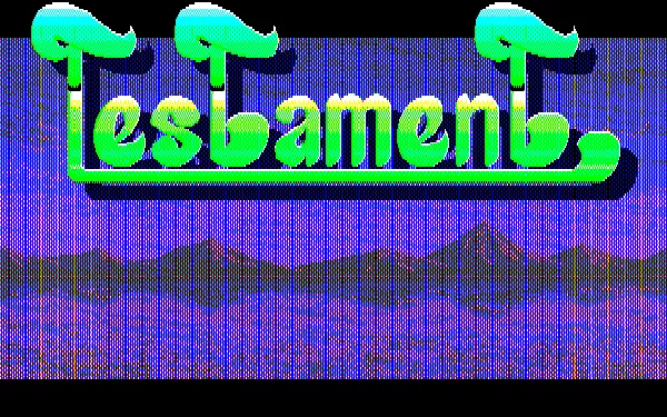 Testament PC-88 Title screen
