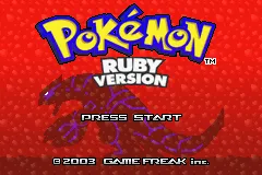 Pok&#xE9;mon Ruby Version Game Boy Advance Pokemon Ruby