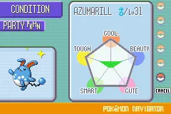 Pok&#xE9;mon Ruby Version Game Boy Advance Change your pokemon&#x27;s conditions using PokeBlocks so you can compete better