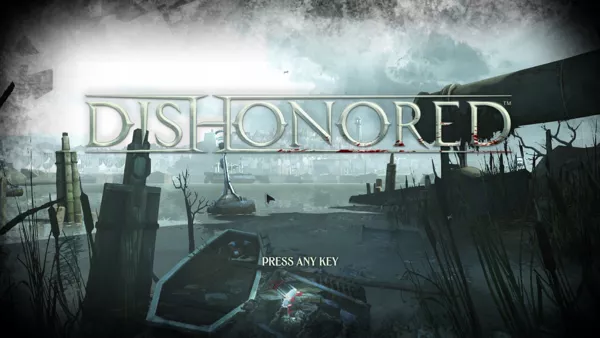 Dishonored Windows Title screen