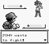 Pok&#xE9;mon Red Version Game Boy John wants to fight!