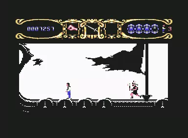 Myth: History in the Making Commodore 64 Level 2, fight the vikings while lightning strikes