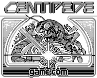 Centipede Game.Com Title Screen