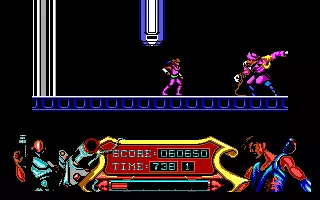Strider DOS Level 4: Final Boss (EGA).