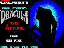 Dracula ZX Spectrum Chapter 2: Title screen