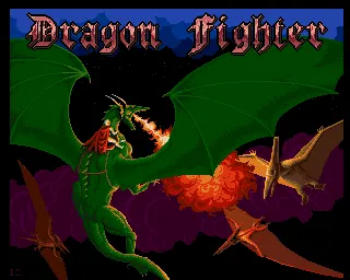 Dragon Fighter Amiga Title screen
