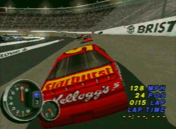NASCAR 99 PlayStation Starting a Night Race