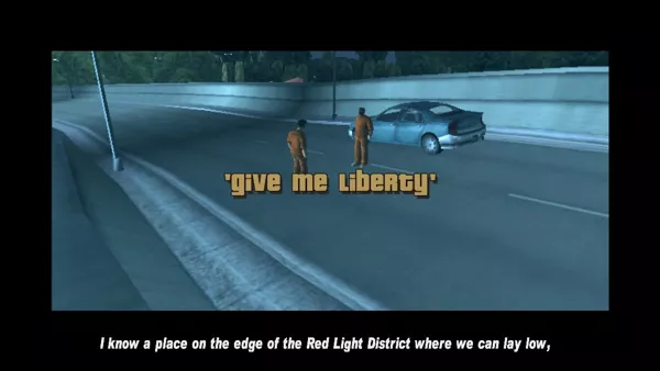 Grand Theft Auto III iPhone First Mission: Just broke free