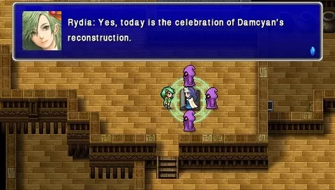 Final Fantasy IV: The Complete Collection PSP Final Fantasy IV Interlude: Rydia is off to Damcyan for celebration