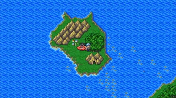 Final Fantasy IV: The After Years Wii Ceodore on the overworld map