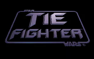 The TIE Fighter logo is different from the one in the final version.