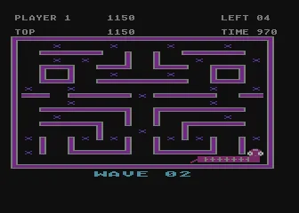 Rock-Ola&#x27;s Nibbler Atari 8-bit Level 2