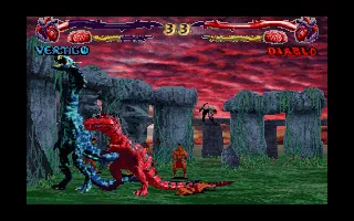 Primal Rage DOS reptiles battle