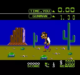Wild Gunman NES A wandering bandido