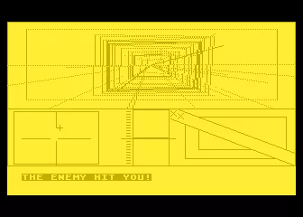 3-D Red Baron Dogfight/Flight Simulator Atari 8-bit Shot down by our foe