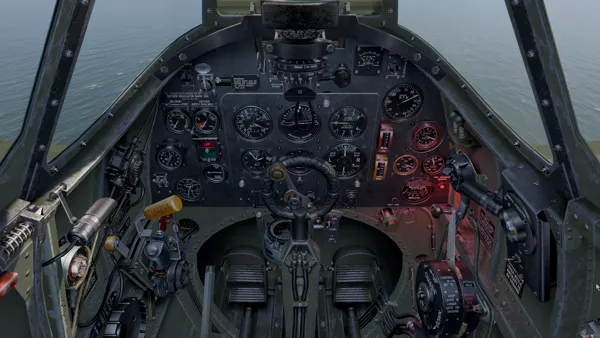 IL-2 Sturmovik: Cliffs of Dover Windows Taking a look at the instrument panel. (Spitfire IIa cockpit)