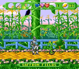 The Wizard of Oz SNES Com here! I have axe and will kill you!