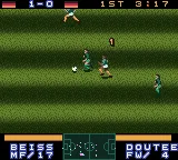 International Superstar Soccer 2000 Game Boy Color Chase opponent