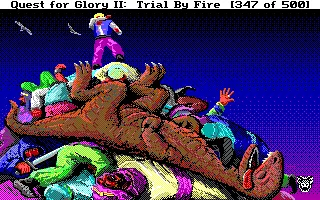 Quest for Glory II: Trial by Fire DOS &#x22;The smell of victory&#x22;