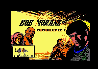 Bob Morane: Chevalerie 1 Amstrad CPC Title screen