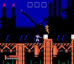 Shatterhand NES Japanese version - gameplay. When we were kids we thought the protagonist was Robocop.
