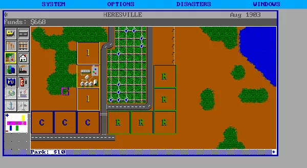 SimCity DOS Big Park