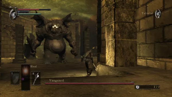 Demon&#x27;s Souls PlayStation 3 Your first boss battle.