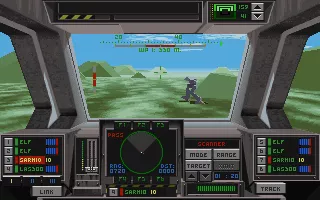 Metaltech: EarthSiege DOS Small enemy