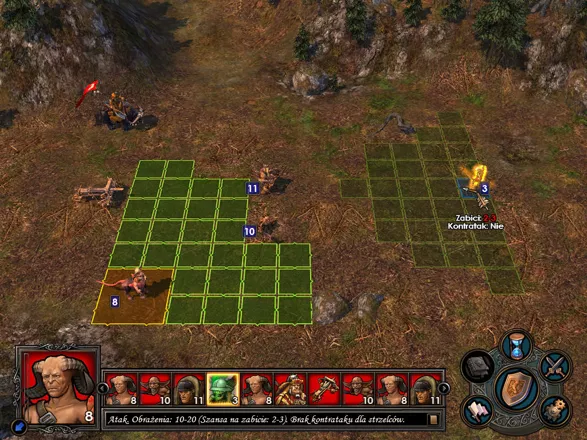 Heroes of Might and Magic V: Tribes of the East Windows Skeleton archers - easy target