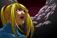 Metroid: Zero Mission Game Boy Advance Samus studies her surroundings...