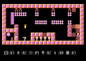 Defensor Atari 8-bit Level 3
