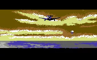 Project Neptune Commodore 64 Intro: Parachuting into the action.