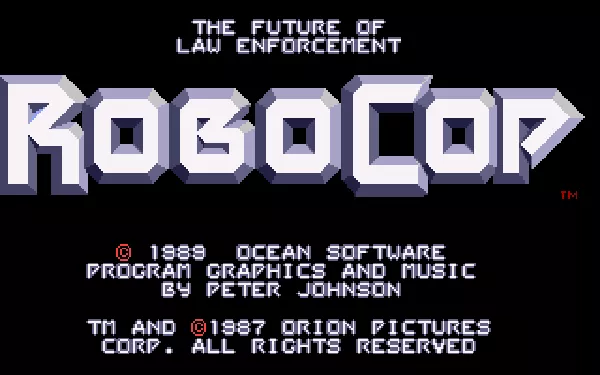 RoboCop Amiga Title