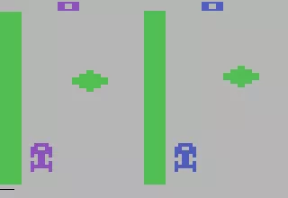 Street Racer Atari 2600 Avoid the obstacles!