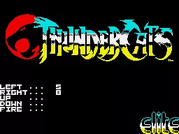 Thundercats ZX Spectrum Change controls