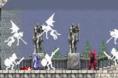 Castlevania: Aria of Sorrow Game Boy Advance Intro fight