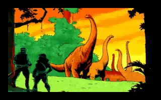 Cadillacs and Dinosaurs: The Second Cataclysm DOS Intro Story - World Full of Dinosaurs and Stuff