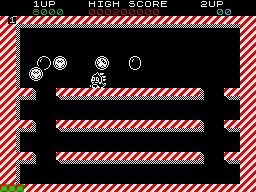 Bubble Bobble ZX Spectrum Enemies are trapped