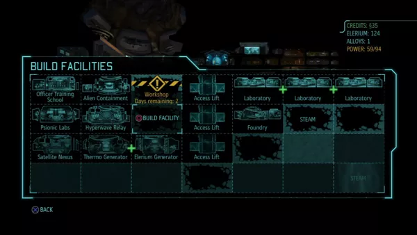 XCOM: Enemy Unknown PlayStation 3 Expanding your base.