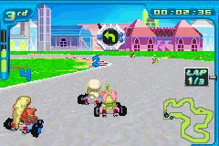 Digimon Racing Game Boy Advance Little crash