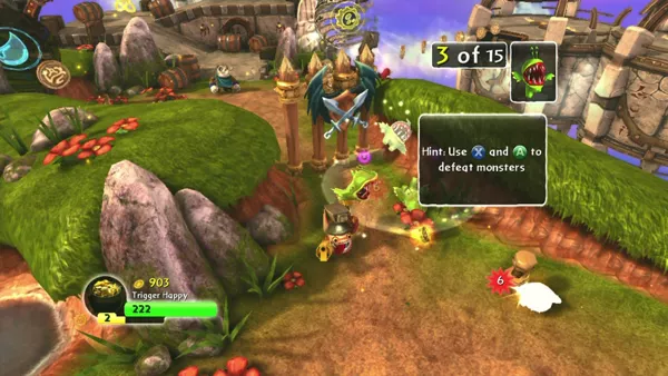 Skylanders: Spyro&#x27;s Adventure Xbox 360 Ingame tutorial