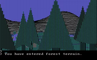 Wilderness: A Survival Adventure DOS Somewhere in a forest
