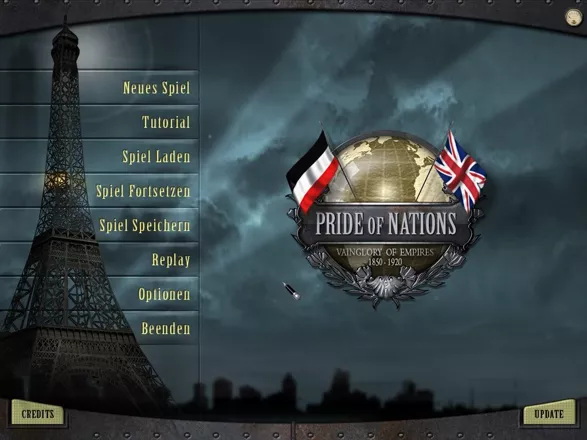Pride of Nations Windows Main screen