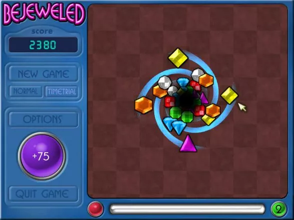 Bejeweled: Deluxe Windows Moving on to the next one during &#x27;Timetrial&#x27;...