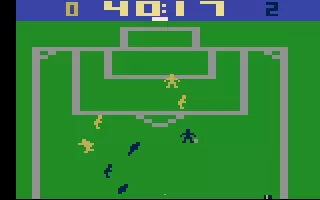NASL Soccer Atari 2600 Near the goal...