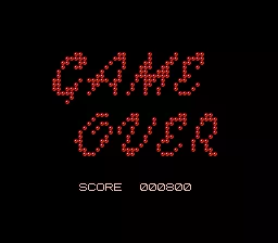 Zombie Nation NES Game Over